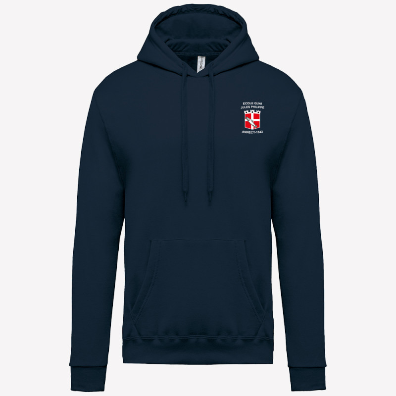 Sweat Capuche Adulte Brodé - École Jules Philippe