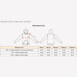 Sweat Capuche Enfant Brodé - NDBC