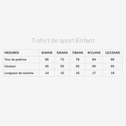 T-shirt de Sport Enfant Imprimé - NDBC