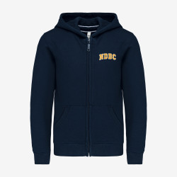 Sweat Zippé Enfant Brodé -...